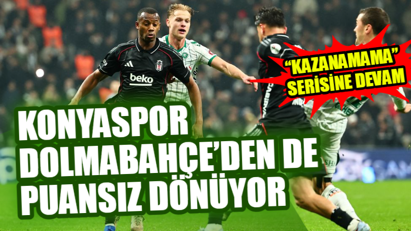 TÜMOSAN Konyaspor, Trendyol Süper Lig’in 20. haftasında Tüpraş Stadyumu’nda Beşiktaş