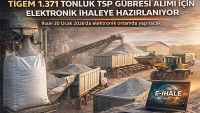 Tarım İşletmeleri Genel Müdürlüğü, bağlı işletmelerde kullanılmak üzere 1.371,35 ton