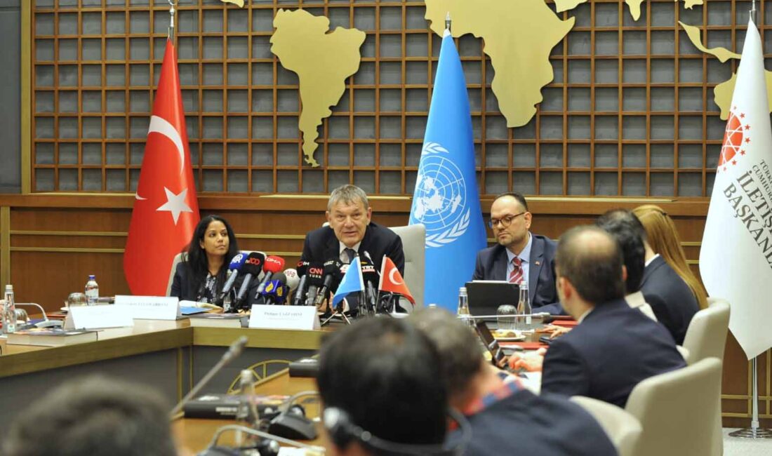 UNRWA Genel Komiseri Philippe Lazzarini, Cumhurbaşkanlığı İletişim Başkanlığı tarafından düzenlenen