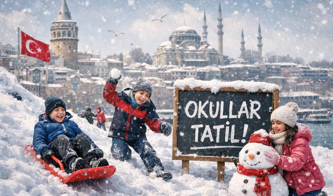 İstanbul Valiliği, meteorolojik verilere göre beklenen olumsuz hava koşulları nedeniyle