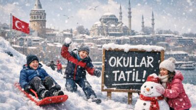 İstanbul Valiliği, meteorolojik verilere göre beklenen olumsuz hava koşulları nedeniyle