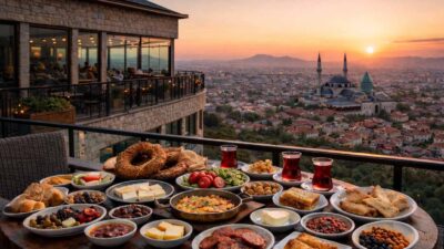 Konya’da pazar sabahı kahvaltı, sadece “ne yenir” sorusuyla sınırlı değil;