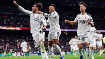 Santiago Bernabéu’da protestoların gölgesinde oynanan maçta Real Madrid, Levante’yi 2-0