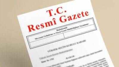 Hazine ve Maliye Bakanlığı Gelir İdaresi Başkanlığı, Resmi Gazete’de yayımlanan