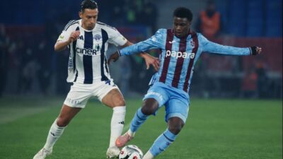 Trendyol Süper Lig’in 19. haftasında Papara Park’ta oynanan maçta Trabzonspor,