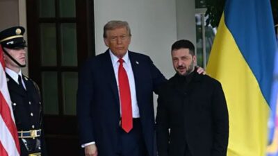 Ukrayna lideri Volodimir Zelenskiy, Davos’ta ABD heyetiyle yürütülen görüşmelerin ardından,