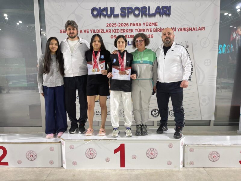 1854 Akşehir Belediye Spor Kulübü sporcuları Şeyda Yıldırım ve Elif