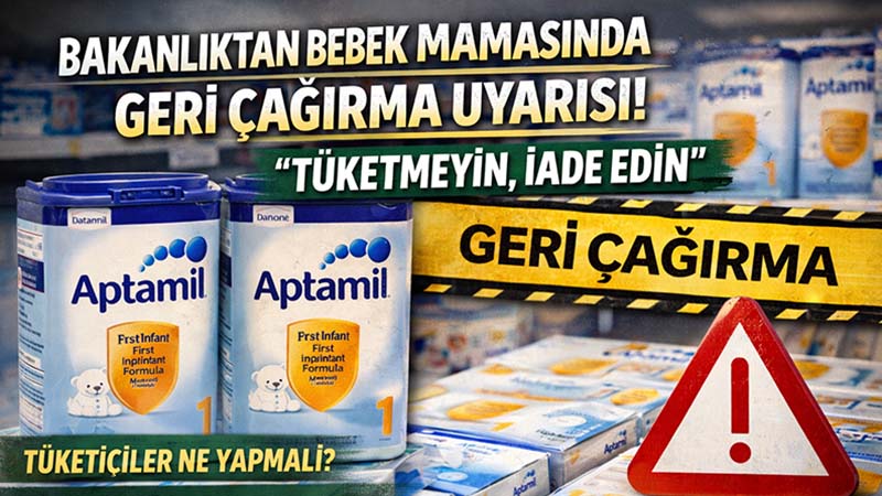 Tarım ve Orman Bakanlığı, bebek maması ve devam sütlerinde geri