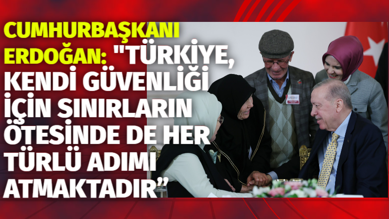 Cumhurbaşkanı Recep Tayyip Erdoğan, Çankaya Köşkü’nde şehit aileleriyle yaptığı ilk