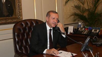 Cumhurbaşkanı Recep Tayyip Erdoğan, Suudi Arabistan Veliaht Prensi Muhammed bin