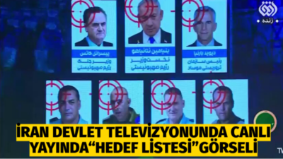 İran’da devlet destekli Ofogh televizyon kanalında canlı yayın sırasında, aralarında