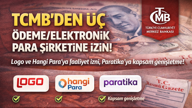 Türkiye Cumhuriyet Merkez Bankası’nın Resmî Gazete’de yayımlanan kararlarıyla Logo ve