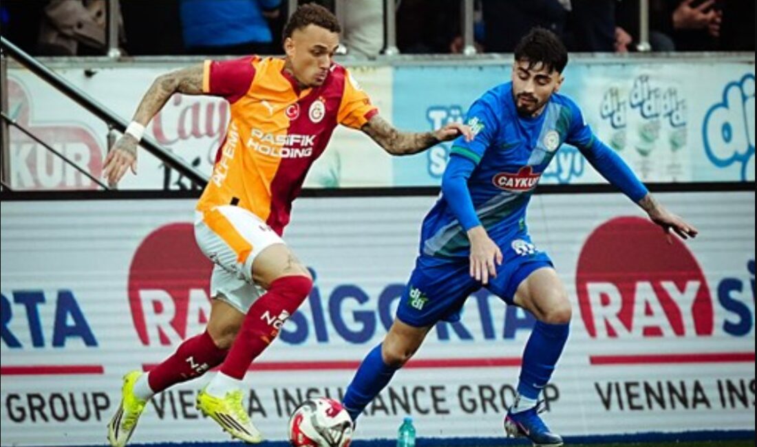 Trendyol Süper Lig’in 21. haftasında Çaykur Rizespor’a konuk olan Galatasaray,