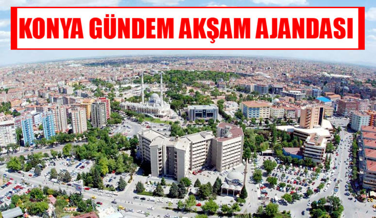 Konya’da 18 Şubat’ta gündem; şehir merkezinde kısa süreli dolu yağışı,