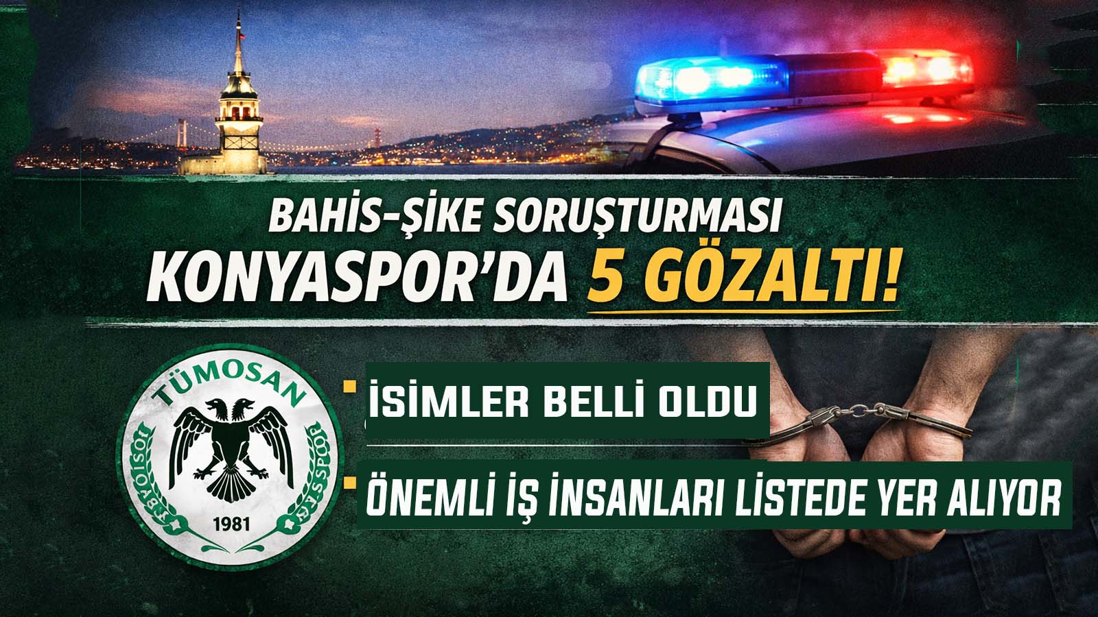 İstanbul Cumhuriyet Başsavcılığı koordinesinde yürütülen “futbolda bahis-şike” soruşturması kapsamında İstanbul
