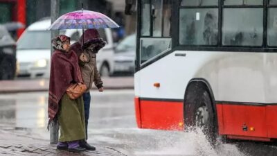 Meteoroloji Genel Müdürlüğü verilerine göre kent genelinde yağışlar ilçe ilçe