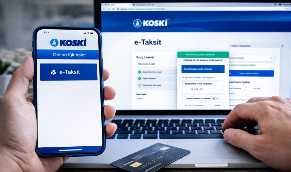 Konya Büyükşehir Belediyesi KOSKİ Genel Müdürlüğü, abonelik borçlarının kuruma gitmeden