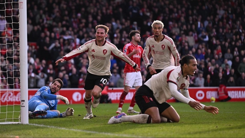 Premier Lig’de Liverpool, Nottingham Forest deplasmanında Alexis Mac Allister’ın 90+7.