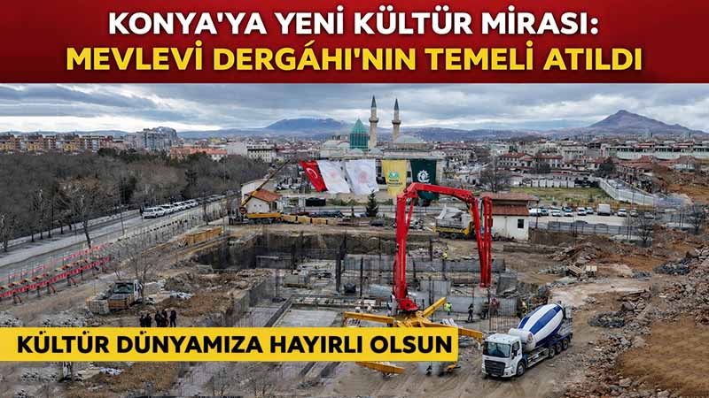 Konya Büyükşehir Belediyesi’nin Karatay Belediyesi ile birlikte yürüttüğü “Mevlana Türbesi
