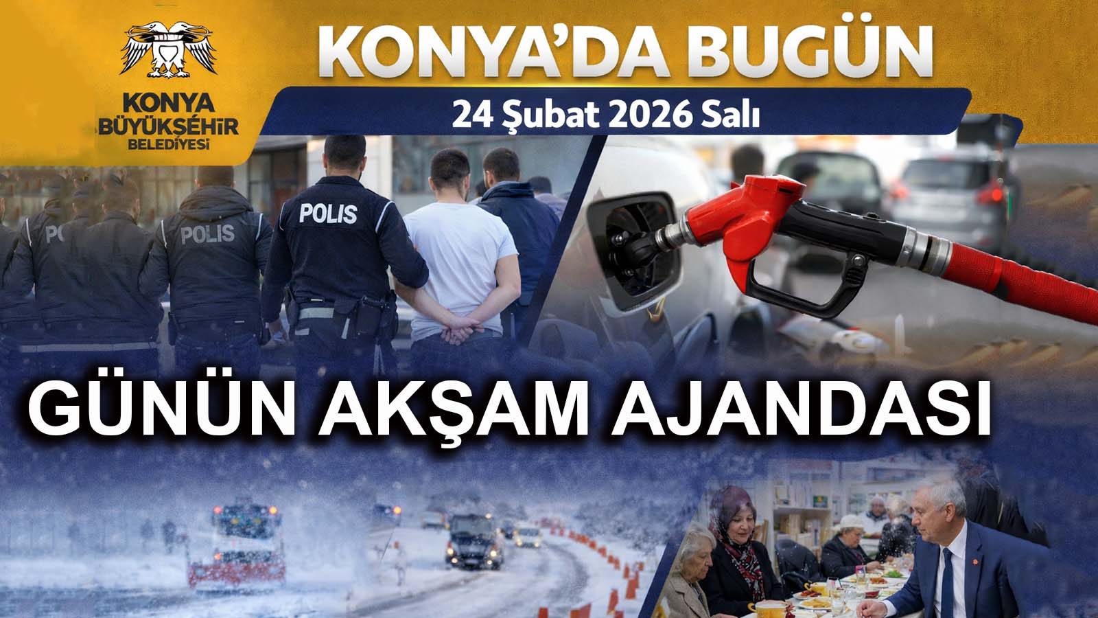 Konya’da 24 Şubat 2026 Salı günü; futbolda bahis ve silah