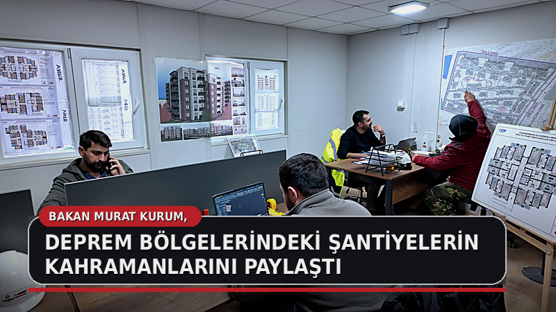Çevre, Şehircilik ve İklim Değişikliği Bakanı Murat Kurum, 6 Şubat