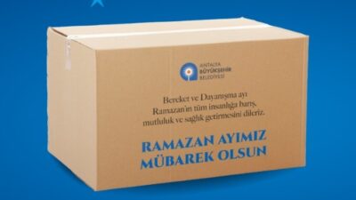 Ramazan ayına günler kala Antalya Büyükşehir Belediyesi, ihtiyaç sahibi ailelere