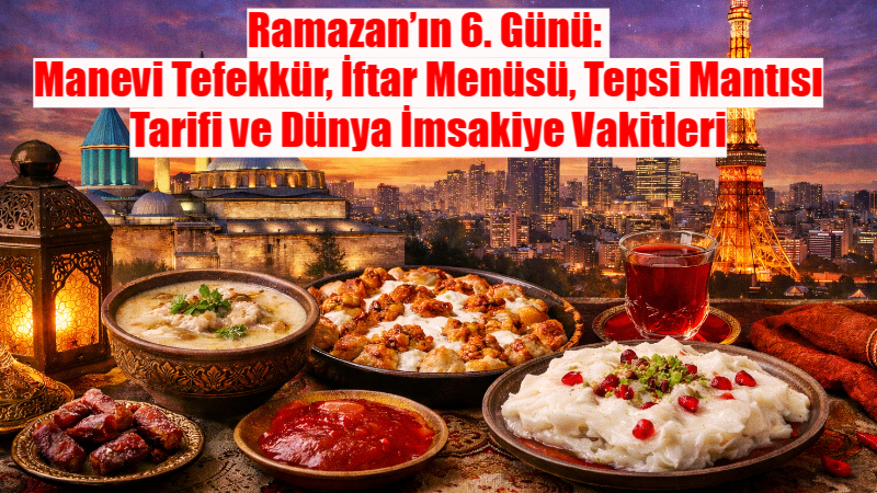 Ramazan’ın 6. gününde infak bilincini hatırlatan ayet ve hadisle manevi