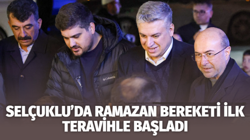Selçuklu’da “Teravih Buluşmaları” programı Kılınçarslan Mahallesi’ndeki Kibrit Camii’nde başladı. Selçuklu