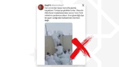Dezenformasyonla Mücadele Merkezi, sosyal medyada “İran sınırından Türkiye’ye kaçak giriş”