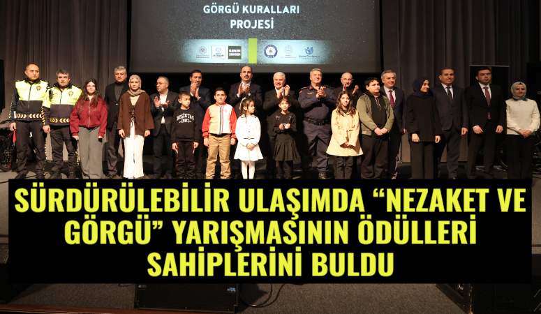 Konya’da “Trafikte Nezaket ve Görgü Kuralları Projesi” kapsamında düzenlenen resim