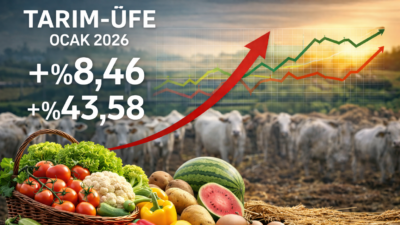 TÜİK’in Ocak 2026 Tarım Ürünleri Üretici Fiyat Endeksi (Tarım-ÜFE) verileri,