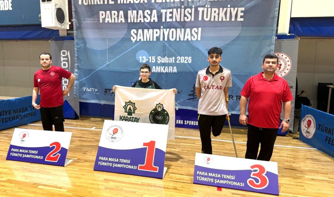 Karatay Belediyespor Kulübü Masa Tenisi Takımı, Ankara’da 13-15 Şubat 2026