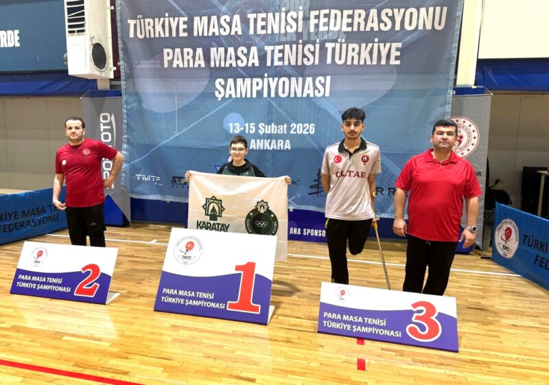 Karatay Belediyespor Kulübü Masa Tenisi Takımı, Ankara’da 13-15 Şubat 2026