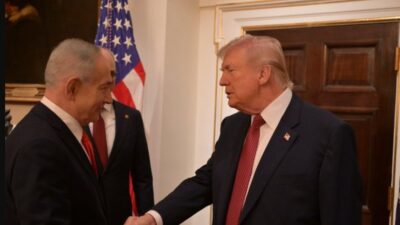 ABD Başkanı Donald Trump, İsrail Başbakanı Binyamin Netanyahu’yu Beyaz Saray’da