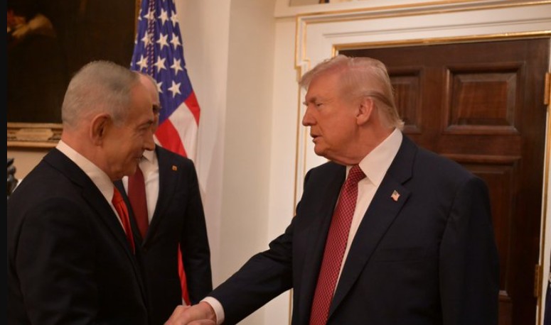ABD Başkanı Donald Trump, İsrail Başbakanı Binyamin Netanyahu’yu Beyaz Saray’da