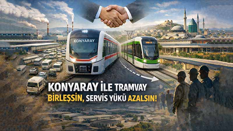 Konya OSB’de raylı sistem talebi büyüyor: Yaklaşık 80 bin ila