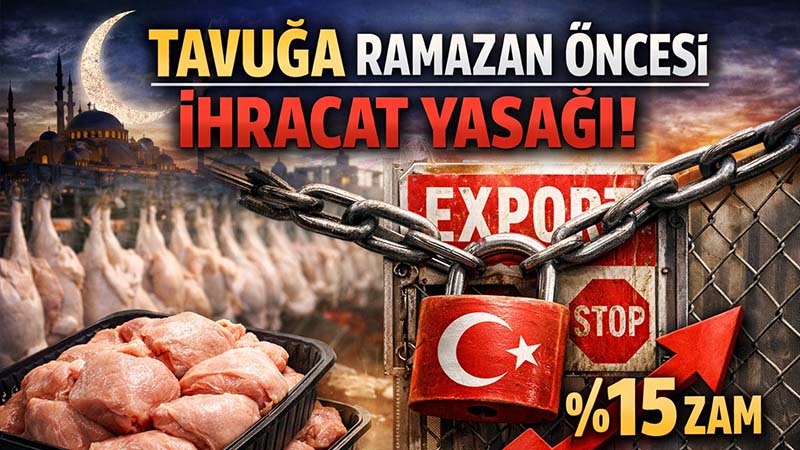 Ramazan öncesi tavuk fiyatlarının üretici ve satıcılar tarafından yaklaşık %15