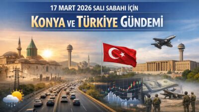 17 Mart 2026 Salı sabahı itibarıyla Konya, Türkiye ve dünya