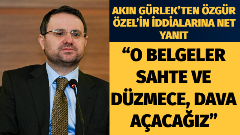 Adalet Bakanı Akın Gürlek, CHP Genel Başkanı Özgür Özel’in mal