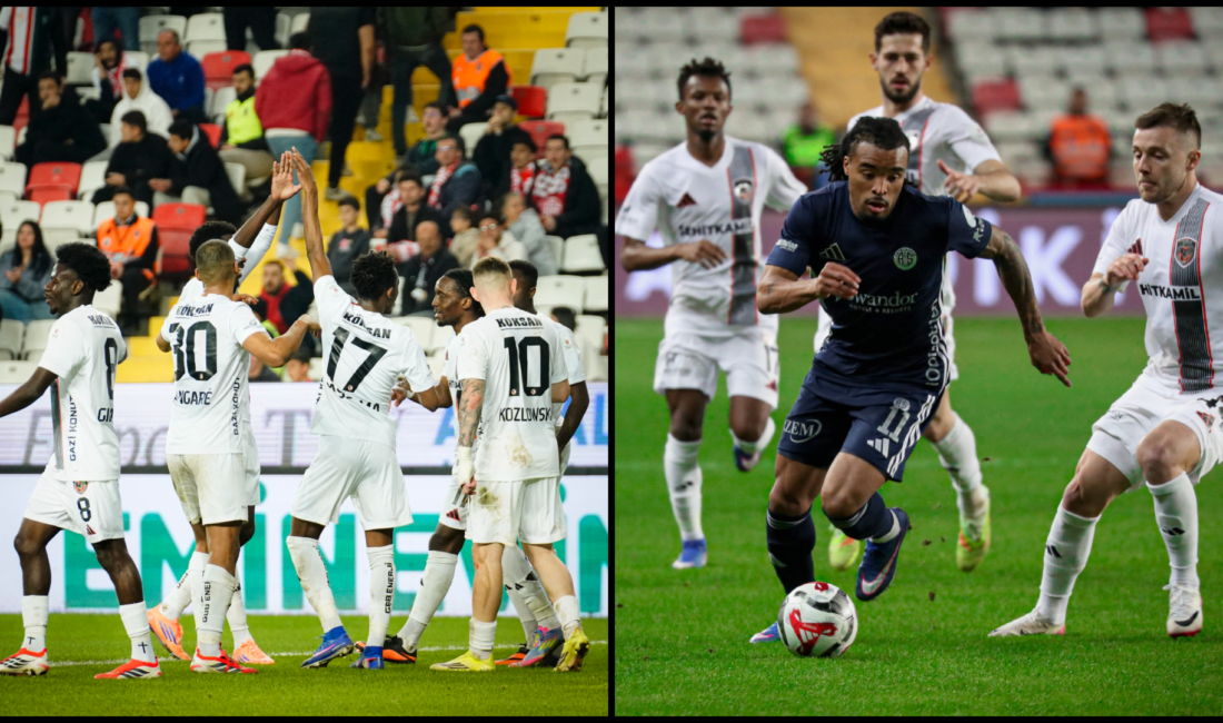 Trendyol Süper Lig’de Gaziantep FK, deplasmanda Hesap.com Antalyaspor’u 4-1 mağlup