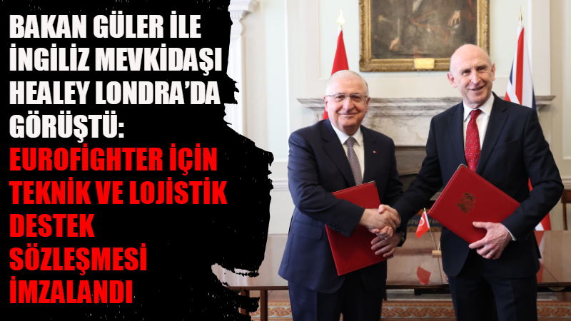 Millî Savunma Bakanı Yaşar Güler ile Birleşik Krallık Savunma Bakanı