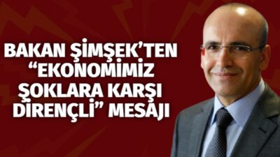 Hazine ve Maliye Bakanı Mehmet Şimşek, jeopolitik gelişmelerin ekonomiye olası