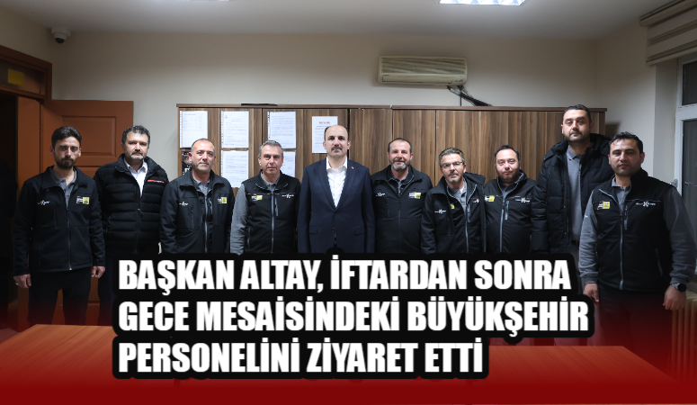 Konya Büyükşehir Belediye Başkanı Uğur İbrahim Altay, iftar sonrası Meram