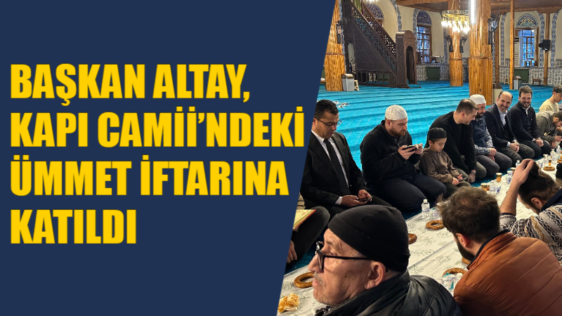 Konya Büyükşehir Belediye Başkanı Uğur İbrahim Altay, Kapı Camii’nde gelenek