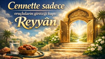 Peygamber Efendimiz’in, “Cennette reyyân denilen bir kapı vardır ki kıyamet