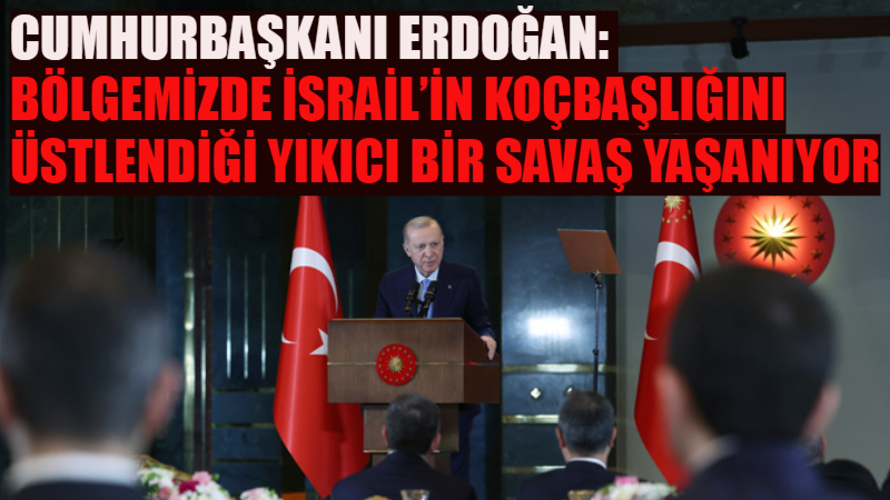 Cumhurbaşkanı Recep Tayyip Erdoğan, gazeteci ve yazarlarla iftar programında yaptığı