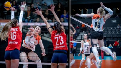 Vodafone Sultanlar Ligi’nin 26. haftasında Aydın Büyükşehir Belediyespor’u 3-2 mağlup