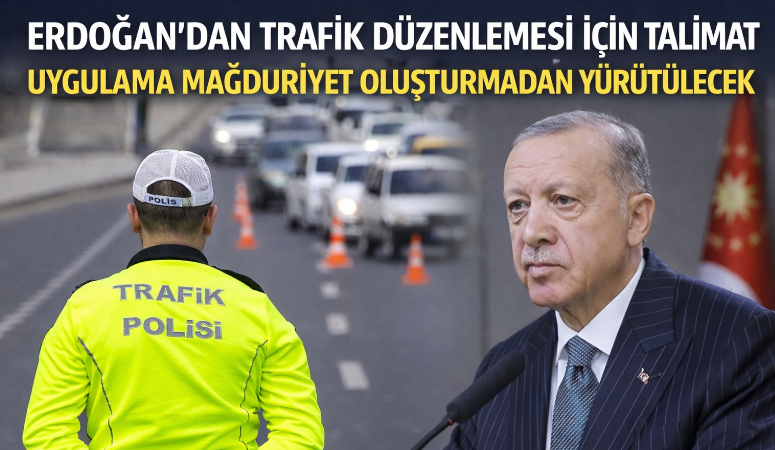 Cumhurbaşkanı Recep Tayyip Erdoğan, plaka ile araç içi ses ve