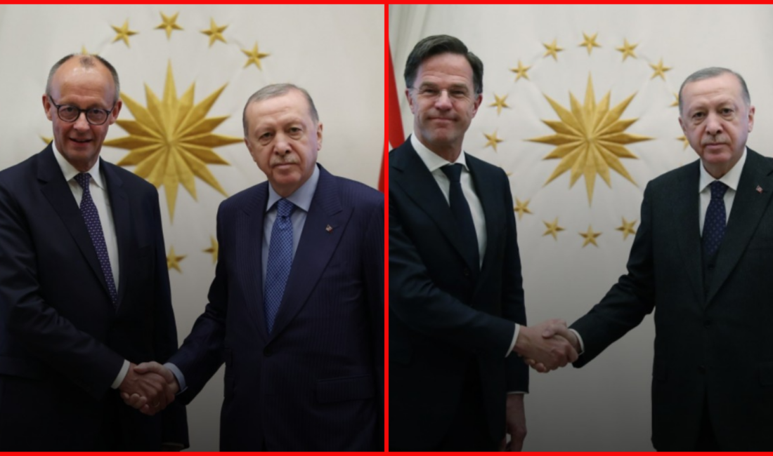 Cumhurbaşkanı Recep Tayyip Erdoğan, NATO Genel Sekreteri Mark Rutte ve
