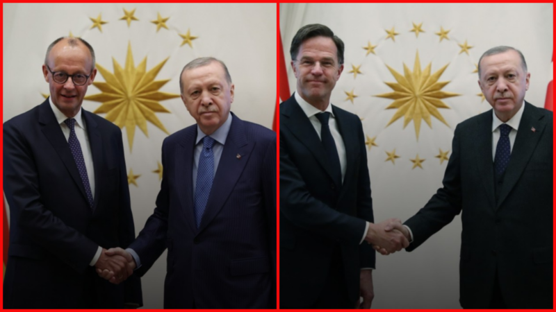 Cumhurbaşkanı Recep Tayyip Erdoğan, NATO Genel Sekreteri Mark Rutte ve